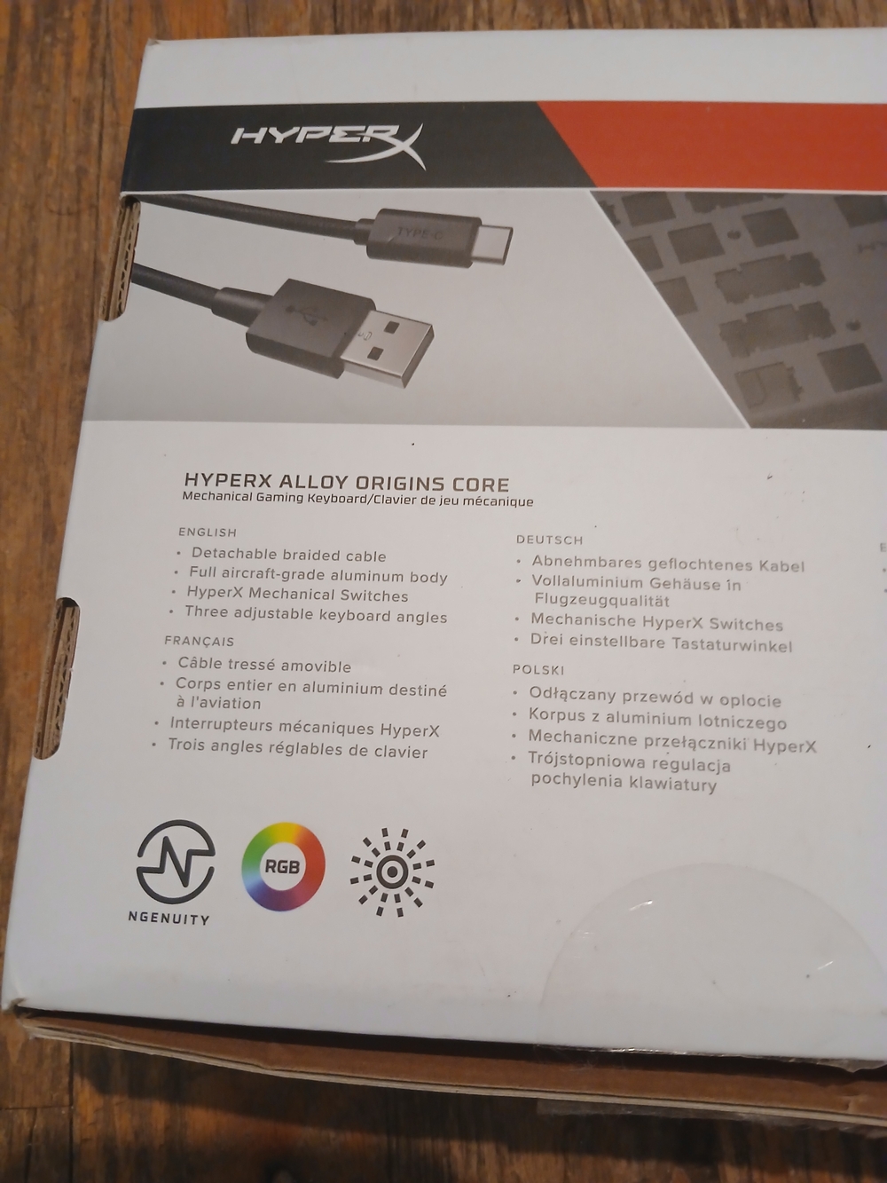 Hyperx Compact 10 Keyless Design Colorful Keyboard - Picture 6 of 8